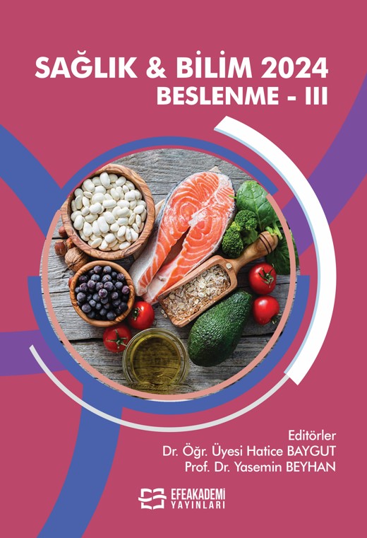 SAĞLIK & BİLİM 2024: Beslenme-III
